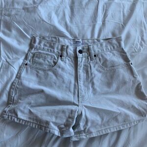 Cotton On High-Waisted Light Denim Shorts